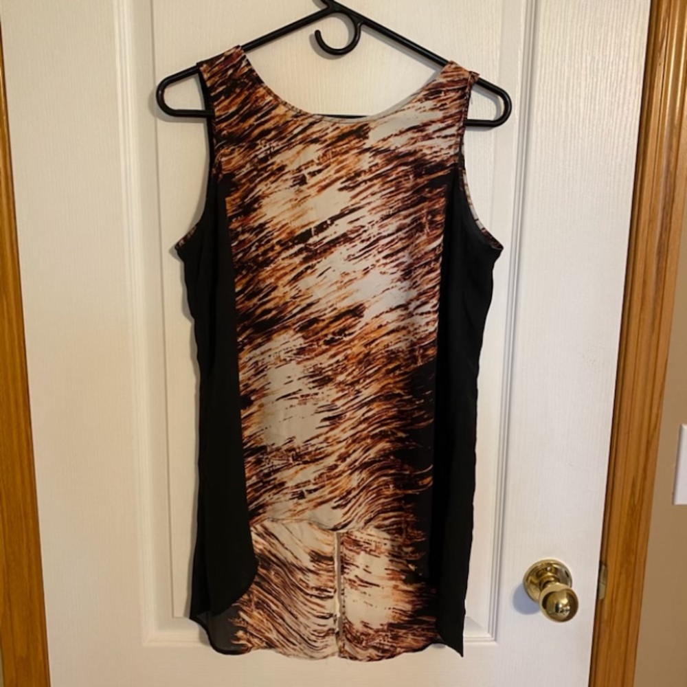 Sheer Tank Top Medium .